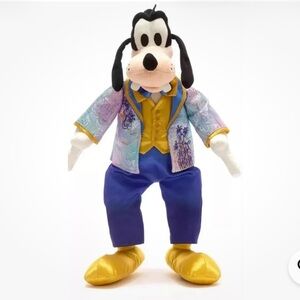 NWT Disney Goofy Plush Walt Disney World Resort 50th Anniversary Festive Glitter